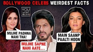 Sushmita Sen Priyanka Chopra Kangana Ranaut Shah Rukh Khan  Bollywood Celebs Weirdest FACTS [upl. by Carson]