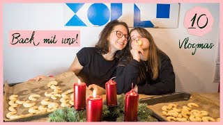 Ich BACKE WEIHNACHTSKEKSE mit meiner SCHWESTER  Vlogmas 10 [upl. by Atibat]