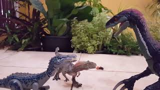 Baryonyx vs Allosaurus vs Therizinosaurus [upl. by Yila536]