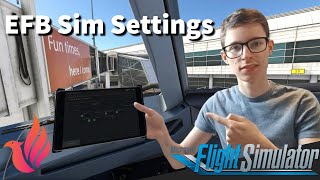 Fenix A320 EFB Sim Settings Guide  Block 2  MSFS2020 [upl. by Aerehs]