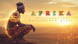 AFRIKA  Beautiful West African Music  Deep Ambient Background Music  Djembe amp Balafon Music [upl. by Orabelle882]