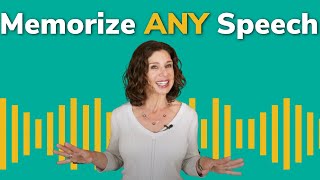 How To Memorize A Speech Proven Rehearsal Strategies For HighStakes Presentations [upl. by Valina801]