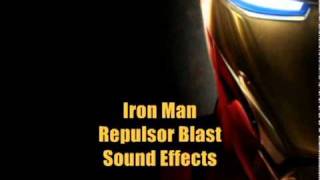 Iron Man Sound Effects  Repulsor Blasts [upl. by Mathilda]