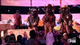 The Masked Singer 12  Buffalos sing Waiting for a Girl Like You by Foreigner [upl. by Murton28]