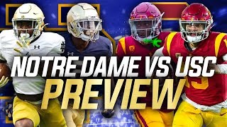 Notre Dame vs USC Preview☘️Both Teams Have Big s [upl. by Kinnie]