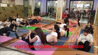 EXERCISES FOR FLAT BELLY amp STOMACH PROBLEMS BY INDU JAIN [upl. by Yesiad]