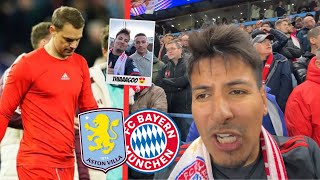 UNSERE ERSTE NIEDERLAGE 😩❌  super Stimmung  Aston Villa vs FC Bayern München  CedrikTV [upl. by Draner]