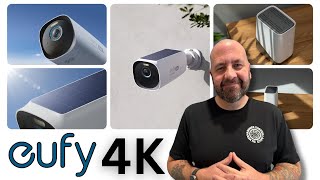 EufyCam S330 EufyCam 3 4K Solar Security Camera Unboxing amp Review [upl. by Nennarb]