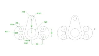 AutoCAD 2016 2D  Exercise 5 [upl. by Edward]