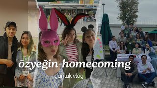 özyeğin üniversitesi HOMECOMING vlog 7 [upl. by Kisung900]