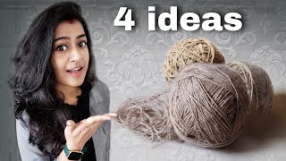 4 Brilliant DIY Jute Rope Craft ideas  Home decor  Kalyanis corner [upl. by Wehner]