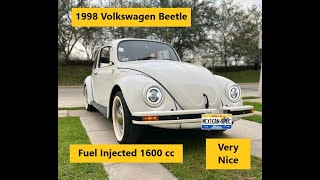 Fuel Injected Beetle  1998 Mexican Spec Volkswagen Beetle  41014B [upl. by Alfonso]