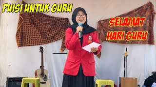 Ketika Guru dibuat Menangis oleh Siswanya PUISI UNTUK GURU [upl. by Darwen]