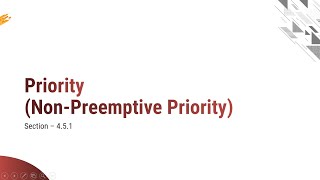 212  NonPreemptive Priority Scheduling Algorithms [upl. by Killy445]