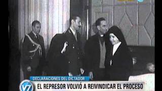 Visión Siete Sobre las declaraciones de Videla [upl. by Yecaj]