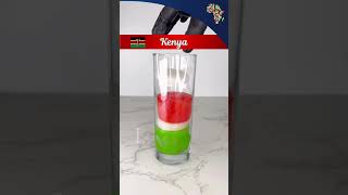 Creative Drinks with African National Flags shorts [upl. by Radferd]