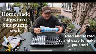 Make Your Own 22mm LUGWORM Bait Pump Seals Like a Pro [upl. by Matthieu281]