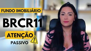 BRCR11  PREÇO DA COTA PERDENDO VALOR  OBSERVEI O GRÁFICO DOS ÚLTIMOS 5 ANOS [upl. by Sidnarb]