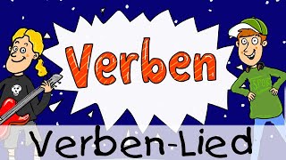 🔠 VerbenLied  Kinderlieder zum Lernen [upl. by Yud]