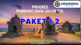 Progres Proyek Jalan Tol Jogja Solo  Paket 12 Segmen Klaten  Purwomartani per 4 Desember 2024 [upl. by Armelda]