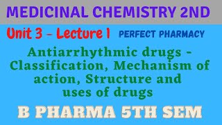 Antiarrhythmic drugs medicinal chemistry  Classification  Disopyramide phosphate synthesis [upl. by Auqinu]