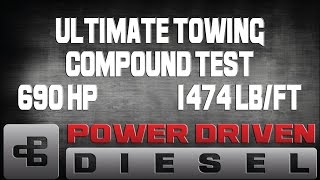 Dyno Test Power Driven Diesel Ultimate Towing Compound Turbo  Power Driven Diesel [upl. by Alisun]