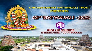 Chidambaram Natyanjali Trust Present 42nd Natyanjali 2023 Day  3  Live [upl. by Miksen]