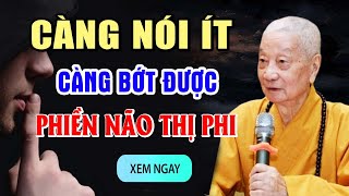 Nói Nhiều Không Bằng Nói Ít  Nói Ít Không Bằng Nói Đúng Lúc  Tu Tại Tâm Không Bằng Tu Tại Miệng [upl. by Gomer]