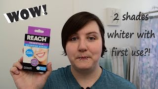 Reach Whitening Strips Review  Dollar Tree [upl. by Chrissie]