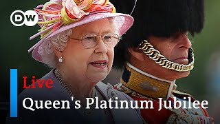 Watch live Great Britain celebrates Queen Elisabeths Platinum Jubilee with parade and ceremony [upl. by Bobker]