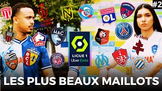 Les plus BEAUX Maillots de Ligue 1 20232024 Extérieur [upl. by Oirom958]