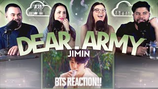 Jimin of BTS quotDear Armyquot Reaction  Jimins hidden track 🥹  Couples React [upl. by Atilehs]