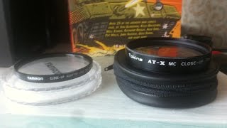 Anamorphic Diopter Comparison Tokina 04 Achromat amp Tamron 05 Macro Lenses [upl. by Jola]