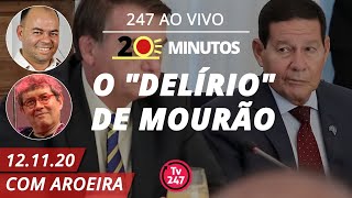 O Dia em 20 Minutos 121120  O quotdelírioquot de Mourão [upl. by Nelloc]