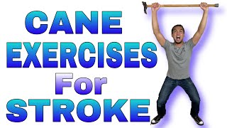 Stroke Recovery at Home Effective Cane Exercises for Arm Function Restoration [upl. by Irat]