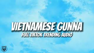 Vietnamese Gunna  Full TikTok Trending Audio The Rap [upl. by Eirrehc]