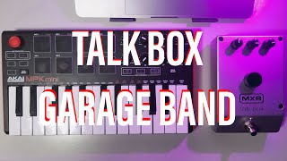 Talk Box With MIDI Keyboard In Garage Band [upl. by Nairam]