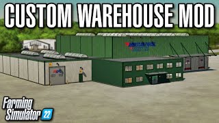 New Mods  Custom Warehouse Liftable Premium DLC Pallets amp More 17 Mods  Farming Simulator 22 [upl. by Franek]