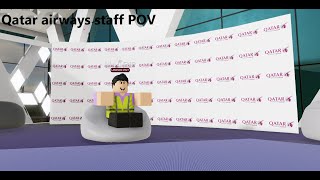 Qatar airways staff POV [upl. by Osei80]