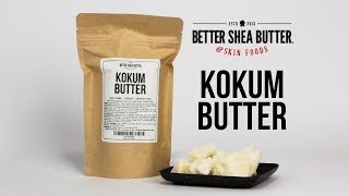 Kokum Butter  Perfect for Soaps  Body Butters  NonComedogenic  Great for Dry Skin [upl. by Oruasi]