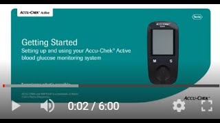 How to use AccuChek Active Blood Glucose Monitoring System [upl. by Latrell]