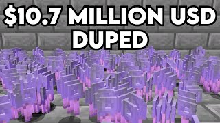 Duping on a PayToWin Minecraft Server 10700000 USD [upl. by Gagliano]