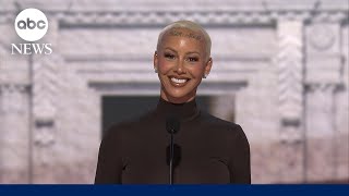 Amber Rose at RNC The media has lied about Donald Trump [upl. by Jaunita976]