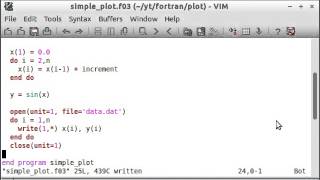 Modern Fortran by Example 6 Arrays and Plotting Part 2 [upl. by Otte974]