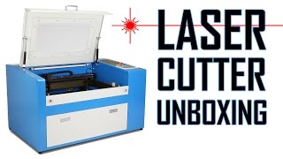 50W Laser CutterEngraver Unboxing and Quick Review [upl. by Leanor]