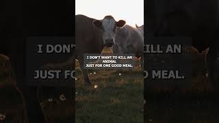 Cow is like a Dog vegetarian vegan health animallover inspiration sadhguru ecofriendly [upl. by Osric]