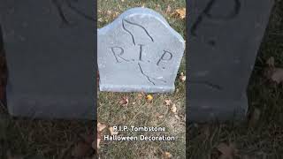 RIP Tombstone Halloween Decoration [upl. by Zosima137]