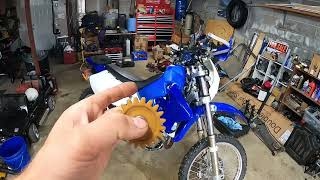 Suzuki DRZ400s Build Oil Pump Gear Easy Fix [upl. by Anneliese]