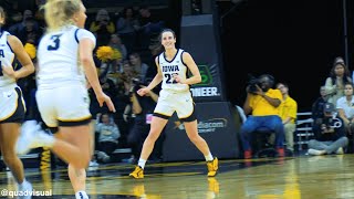 CAITLIN CLARK GOES OFF IN FRONT OF SUE BIRD HIGHLIGHTS VS BOWLING GREEN 24 PTS 11 AST 7 REB [upl. by Lebiram]