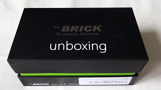 the BRICK Bluetooth speaker unboxing [upl. by Flanna]